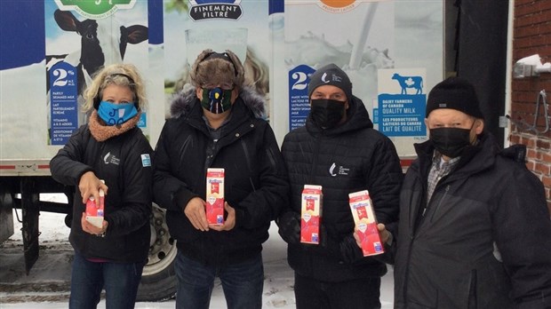 Les producteurs de lait de Lanaudière se montrent généreux