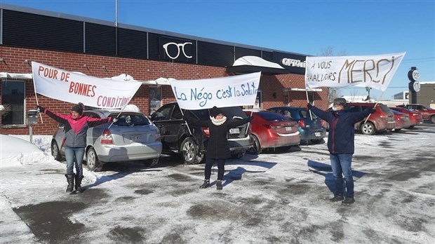 Cortège de reconnaissances pour les travailleurs de la santé