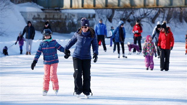 Prolongement de la patinoire sur la rivière L’Assomption