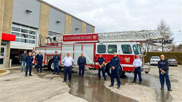 Sainte-Anne-des-Plaines : un nouveau véhicule d’élévation pour la Sécurité incendie