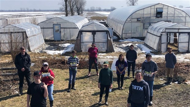 De jeunes élèves initiés au monde maraîcher