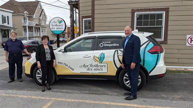 Un nouveau véhicule pour l’organisme Aux bonheurs des aînés de Lanaudière