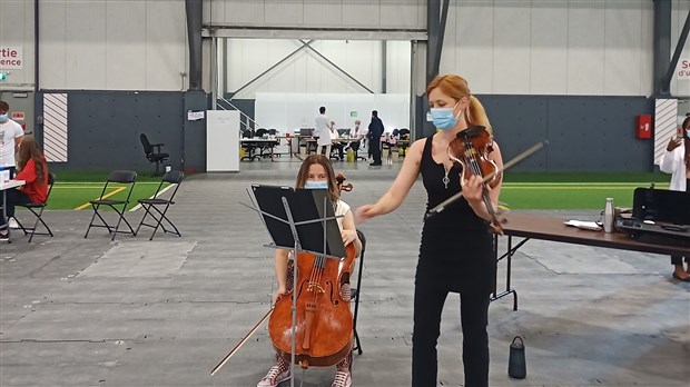 Projet pilote: Se faire vacciner au son de la musique dans Lanaudière