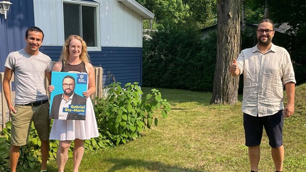 Gabriel Ste-Marie débute sa campagne électorale dans Rawdon