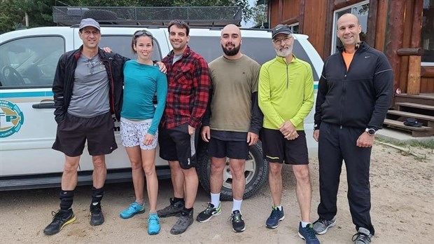 Six coureurs ont parcouru 100 km samedi pour la famille de Jocye Echaquan