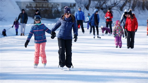 Ouverture de la très célèbre patinoire de la rivière L’Assomption