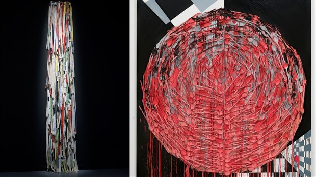 Monique Régimbald-Zeiber, lauréate d'un Prix du Gouverneur général en arts visuels, a récemment exposée au Musée d'art de Joliette