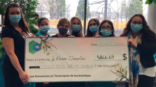 Dévoilement du montant récolté par la Vente de sucreries au profit de la Maison Clémentine
