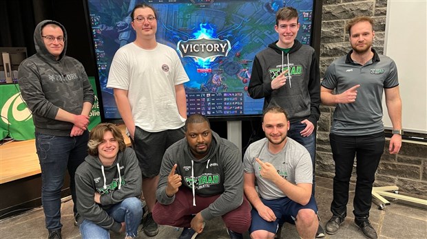 Première victoire en esport pour l'équipe TRAD du Cégep à Joliette