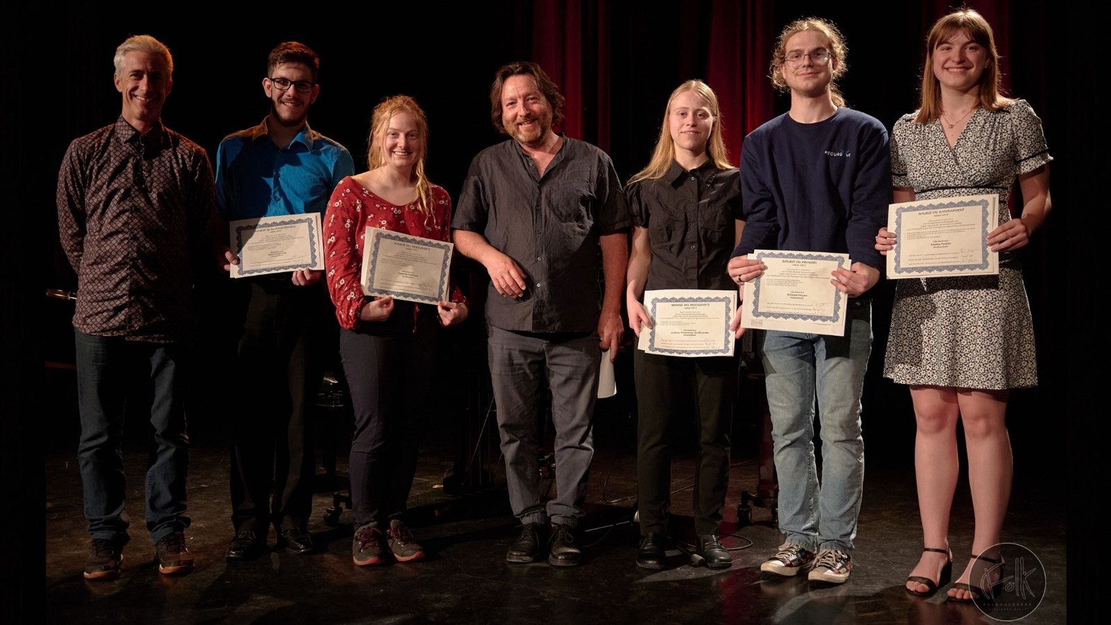 Sept bourses ont été remises à des étudiants en musique à Joliette
