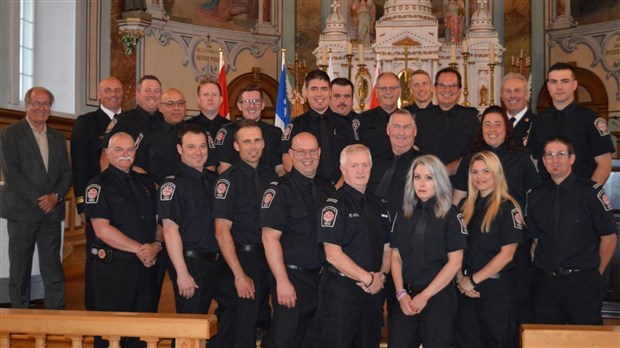 36 pompiers et pompières honorés dans la MRC de D'Autray 