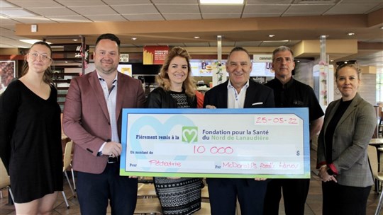 10 000 $ remis à la Fondation pour la Santé du Nord de Lanaudière