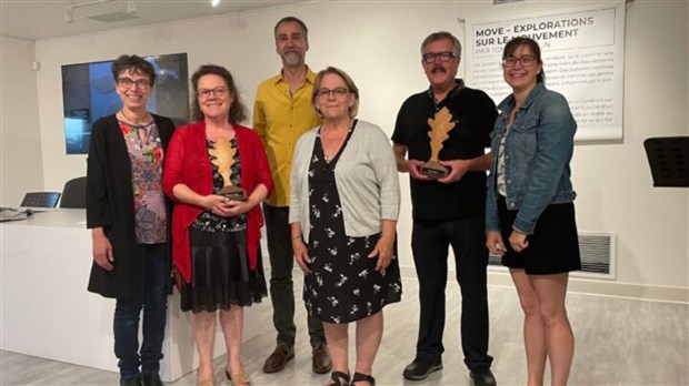 Inauguration d'une oeuvre de François Lauzier à Notre-Dame-des-Prairies