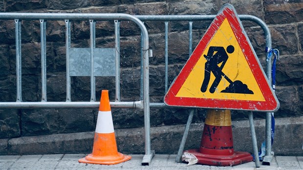  Travaux sur le pont d’étagement de l’autoroute 40, à Berthierville