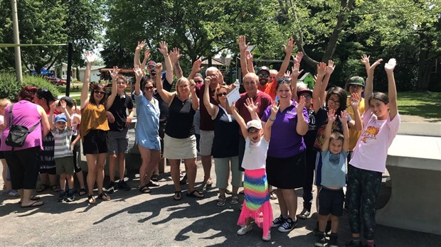 Inauguration d’un parc intergénérationnel à Notre-Dame-des-Prairies