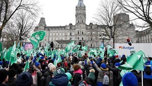 Demandes salariales: l'appui au front commun n'a pas faibli, selon deux sondages