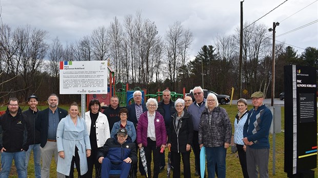 Nouveaux aménagements au parc Alphonse-Robillard à Saint-Félix-de-Valois