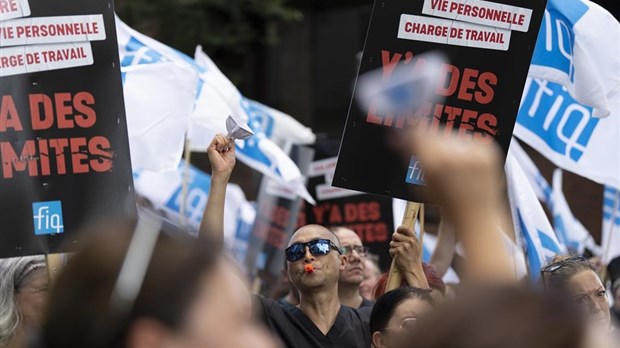 Manif de la FIQ: les négociations se sont intensifiées, mais la prudence demeure