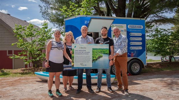 Une première station de lavage d’embarcations à Rawdon