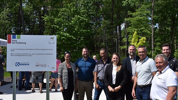 Saint-Félix-de-Valois inaugure le parc du Faubourg