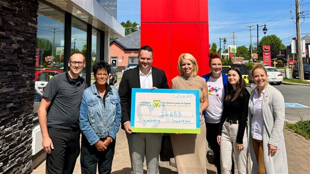 Grand McDon : 16 653 $ pour la Fondation pour la Santé du Nord de Lanaudière