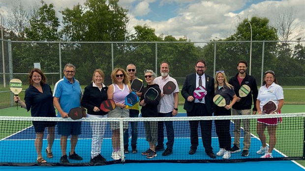 Quatre nouveaux terrains de pickleball et de tennis à Joliette 