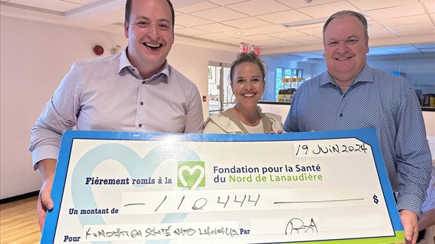 La famille A.Chalut remet 110 444 $ à la Fondation pour la Santé du Nord de Lanaudière