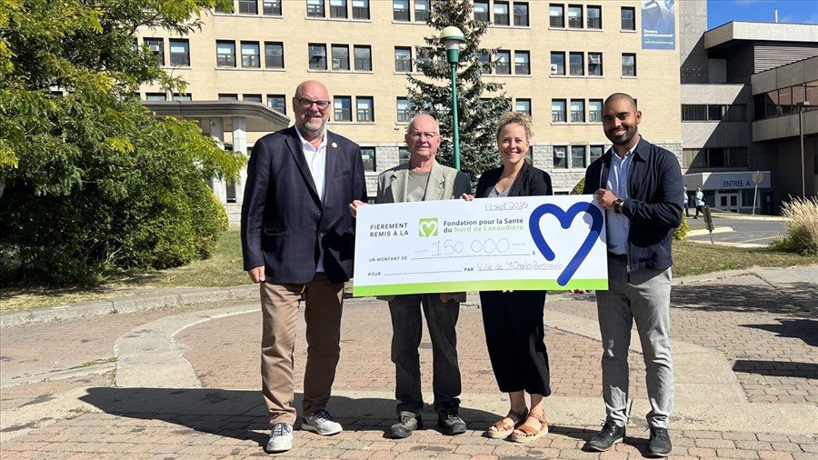 Un don de 150 000 $ à la Fondation pour la Santé du Nord de Lanaudière