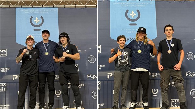 Deux Lanaudois obtiennent une médaille BMX freestyle à Bromont