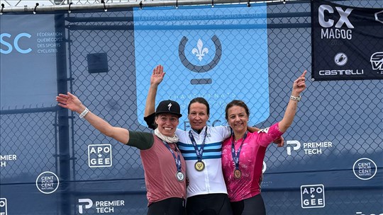 L'or pour Kathleen Villeneuve aux Championnats québécois cyclo-cross 