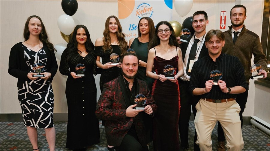 Trois prix remportés par des étudiants en gestion du Cégep de Joliette