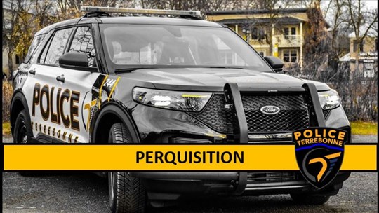 Une perquisition sur la rue André à Terrebonne en matière de stupéfiants