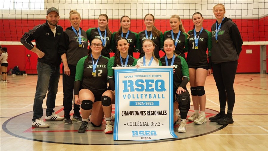 Volleyball : Le Trad du Cégep à Joliette, championnes régionales 