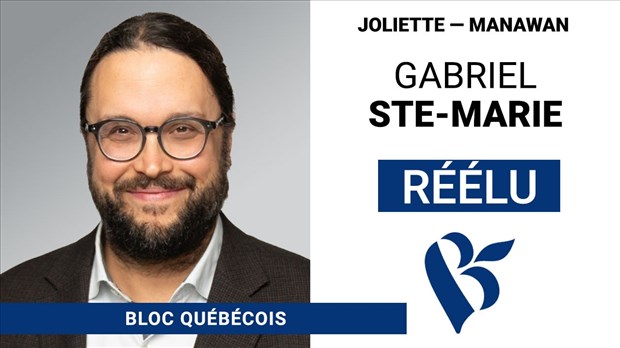 Gabriel Ste-Marie réélu dans la circonscription de Joliette-Manawan