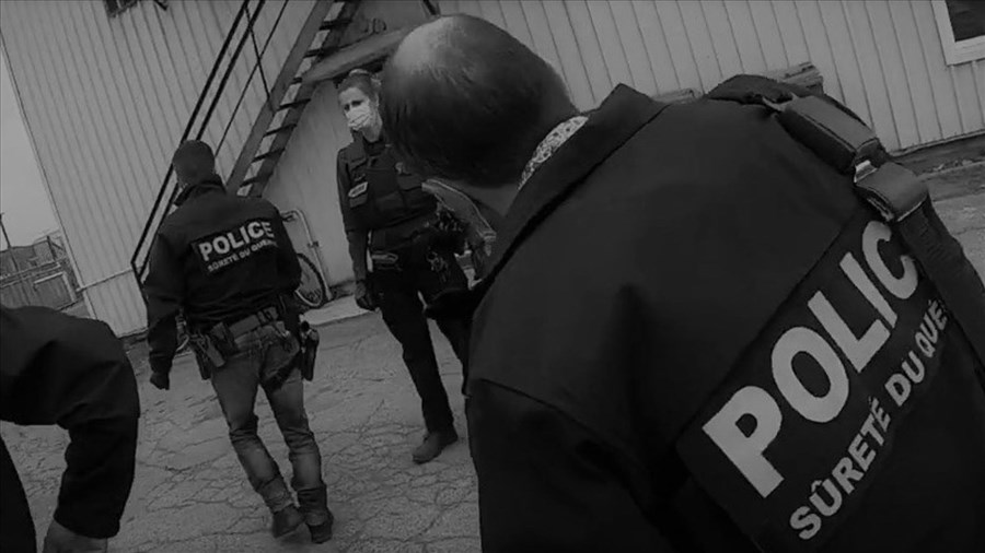 La SQ en opération policière à Berthierville et à Saint-Félix-de-Valois