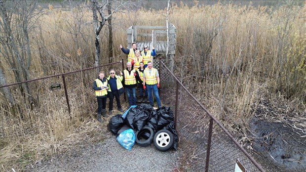 Près de 400 kilos de déchets ramassés à Lanoraie 