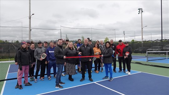 Rawdon inaugure ses deux premiers terrains de pickleball