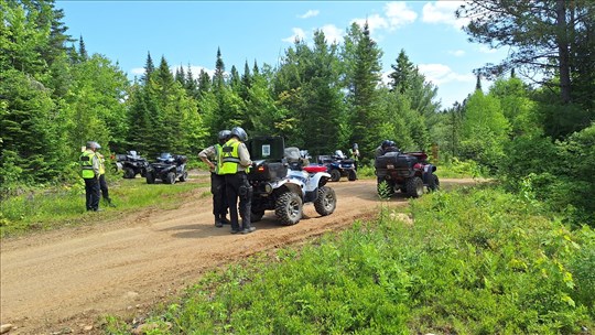 Plus de 370 interceptions de VHR et Quads dans la région Mauricie-Lanaudière