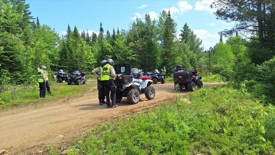 Plus de 370 interceptions de VHR et Quads dans la région Mauricie-Lanaudière