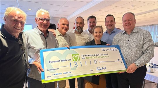 L'Omnium de Golf André Chalut récolte un montant record de 131 118 $