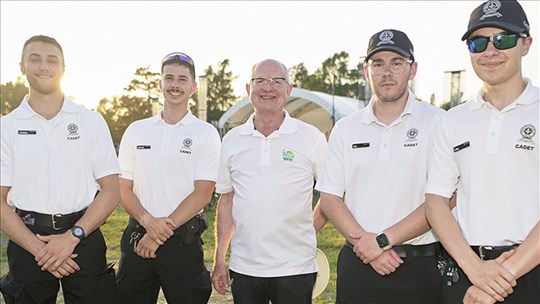 Deux bridages de cadets mobilisés à Saint-Charles-Borromée 