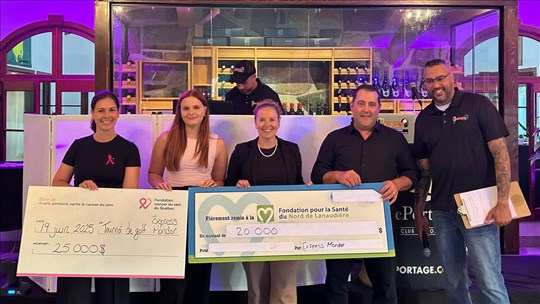 Le tournoi de golf Express Mondor récolte 45 000 $ pour deux organismes