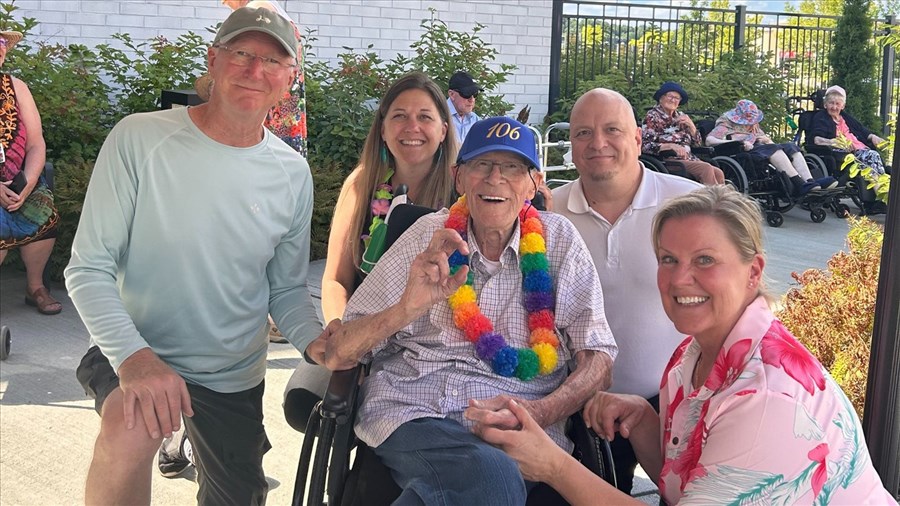 Un résident à Mascouche souffle ses 106 bougies 