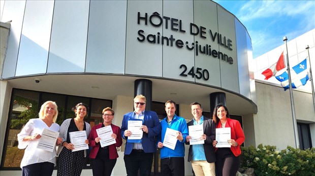 L'Équipe Stéphane Breault officialise ses candidatures à Sainte-Julienne