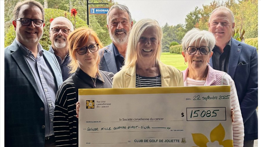Journée « jaune »: Le Club de golf de Joliette récolte plus de 15 000 $